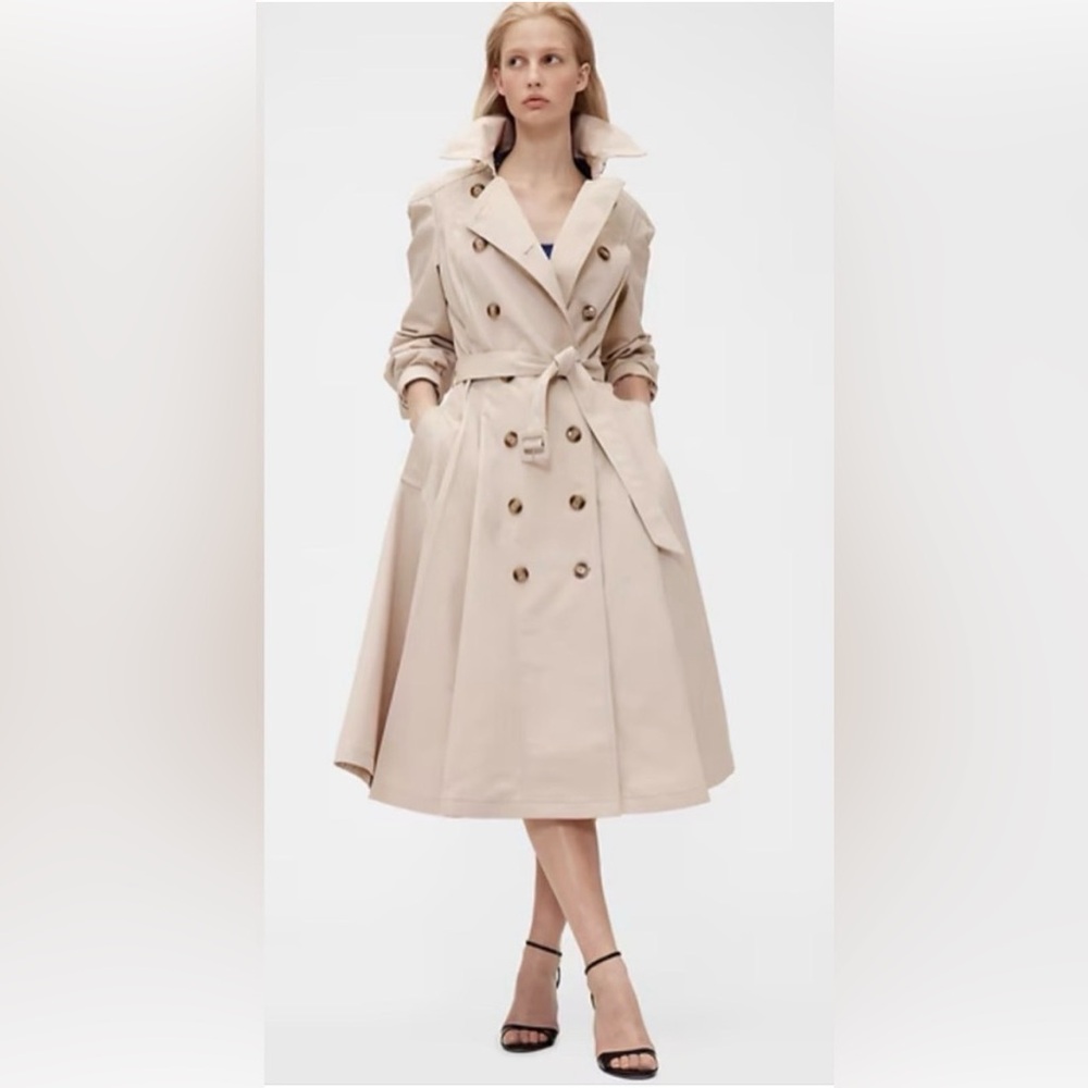 Zac Posen for GAP Studio Twill Tailored Trench Coat